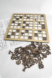 Ahşap Sudoku 30x30 Akçağaç