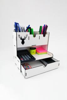 Lotus Masaüstü Kalemlik Organizer (BEYAZ)